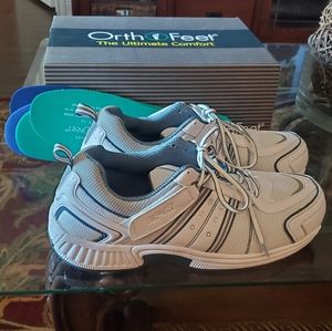 Sz 12D OrthoFeet Monterey Bay Mens Walking Shoes